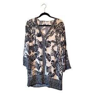 Velvet by Graham & Spencer Black and White Mini Dress